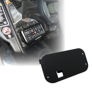 No Drill Auxbeam 8 Fach Schalterhalterung für Can-Am | Custom Dash Panel für Maverick x3 | UTV SxS Off-Road Mod | Hergestellt in den USA