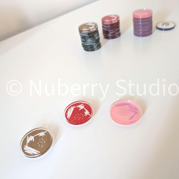 Magnet Set of Microbiology Plates
