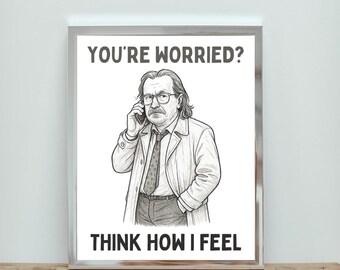 Impresión divertida de Slow Horses Jackson Lamb