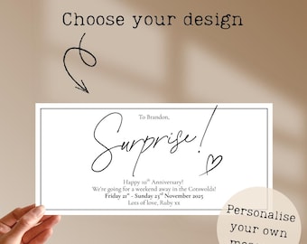 Vale de regalo imprimible personalizado (regalo digital)