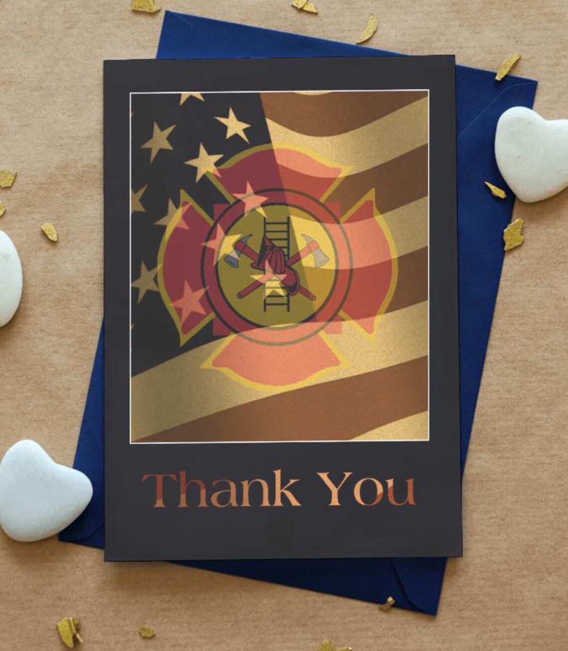 Printable DIY Thank You Fire Rescue Fireman Paramedic Public Service ...