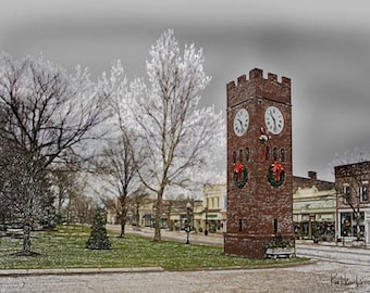 Hudson, Ohio - "Let The Season Begin" Art Print - 3 Size Options - Original Work by Kenneth Krolikowski - Free Shipping