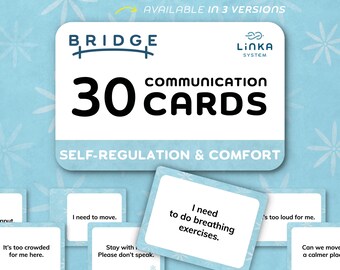 Cartes de communication CAA pour adolescents et adultes | DREAM TDAH Autisme | PDF imprimable | Cartes mémoire, outils thérapeutiques | Autorégulation et confort