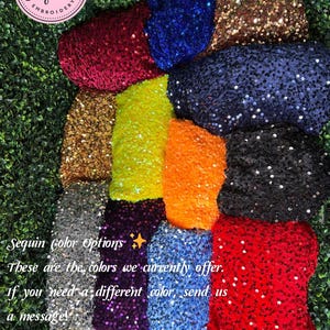 Custom Sequin Number Hoodie – Personalized Front, Back & Hood Embroidery – 3D Puff or Flat Front Design, Adult Custom Hoodie image 10