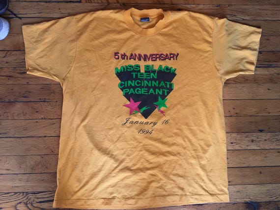 1994 Miss Black Teen Cincinnati Pageant t shirt USA xxl 1994 Miss Black Teen Cincinnati Pageant t shirt USA xxl