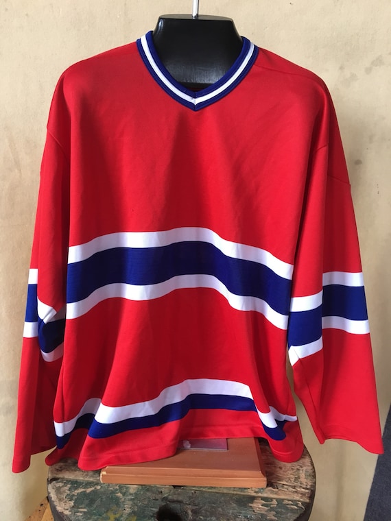 1980's CCM hockey jersey large