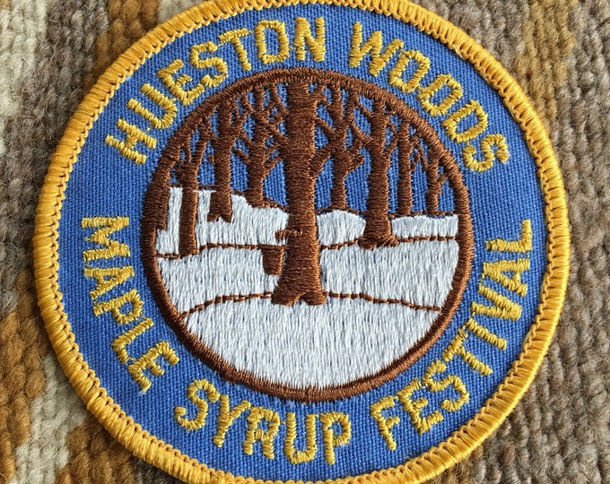 Vintage Hueston Woods Maple Syrup Festival Patch Etsy