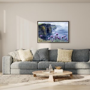 Cliffs of Moher Watercolor Print: Irish Coastal Art