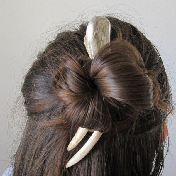 Extremely Unusual Antler Hair Stick