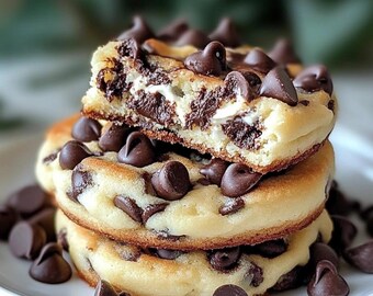 Easy recipe of  Homemade Chocolate Chip Cheesecake Cookies Download.