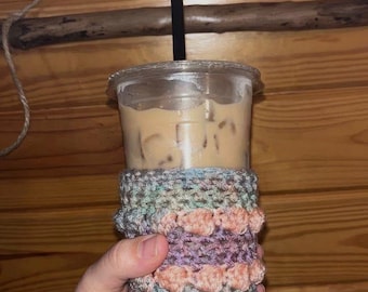 Crochet Bobble Cup Cozy