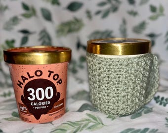 Crochet Ice Cream Pint Cozy