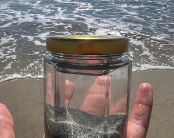 Pacific Ocean in a Jar – Authentic Ocean Water with Natural Sand directly from the Beach Shoreline