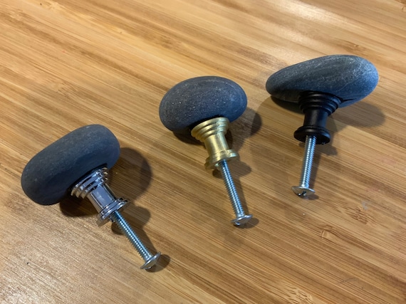 Maine River Rock Cabinet pulls 5 finishes