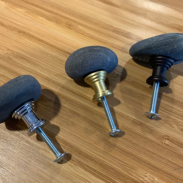 Maine River Rock Cabinet pulls 5 finishes