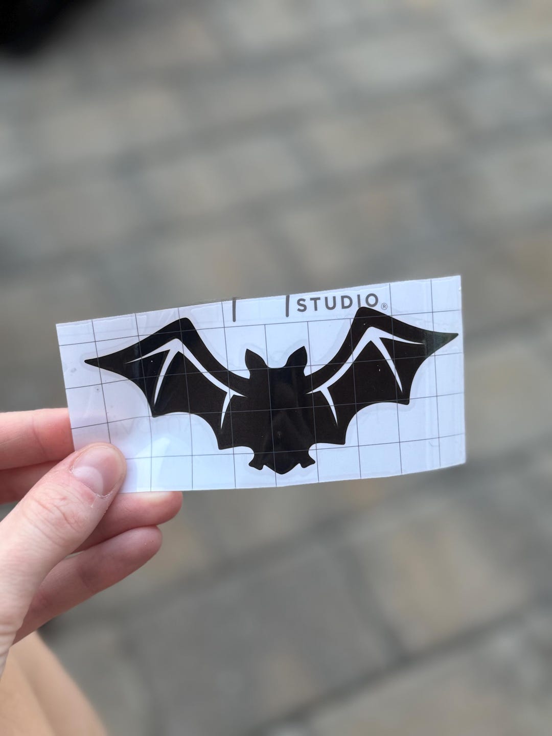 Bat Vinyl Sticker - Etsy