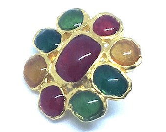 One Vintage GRISPOIX CHANEL button Circa 1990's