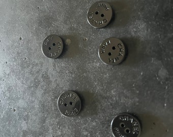 One Vintage shiny resin CHANEL buttons buttons Circa 1990's