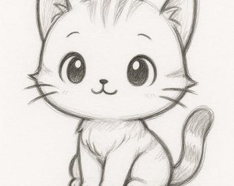 Chibi Animals Coloring Page Set