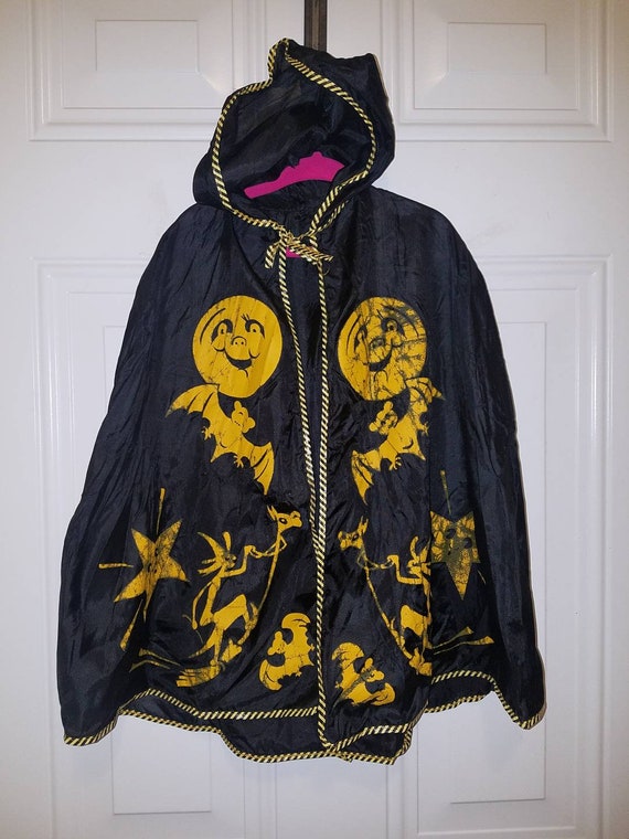 1930s Children's Halloween Cape w Hood