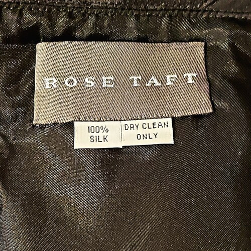 Vtg Couture Rose Taft Silk shops Tafetta Mermaid Gown Tulle