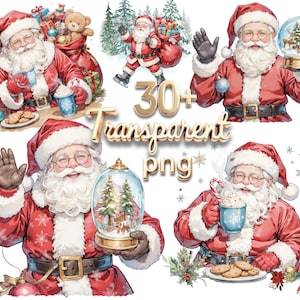 Santa Claus Clipart, 30+ Digital Files