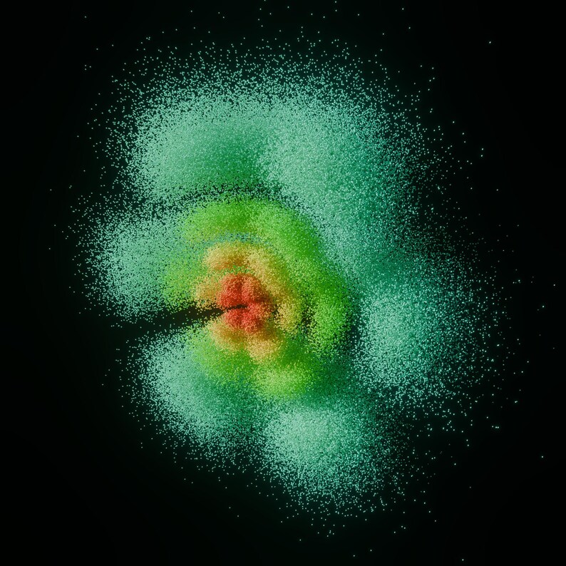 Electron Orbital Poster (7f) - Etsy