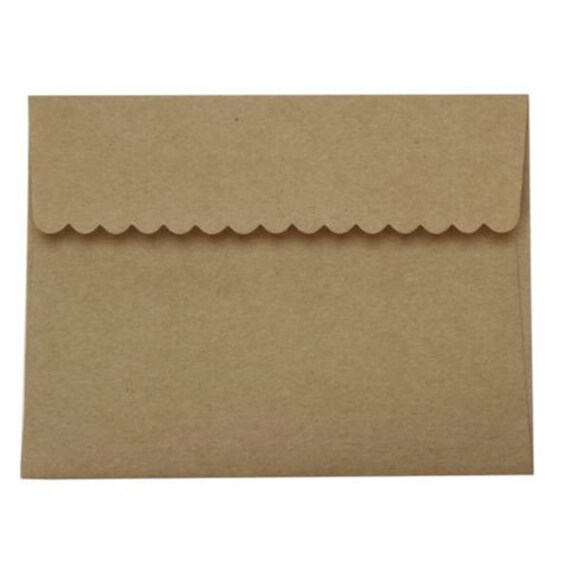A2 Envelope Kraft Envelope Set of 20 Etsy