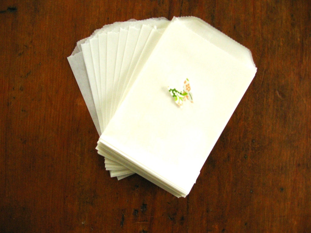 Plain Glassine Bags - Packaging Bags - Favor Bags - Soap Bag - Food B…