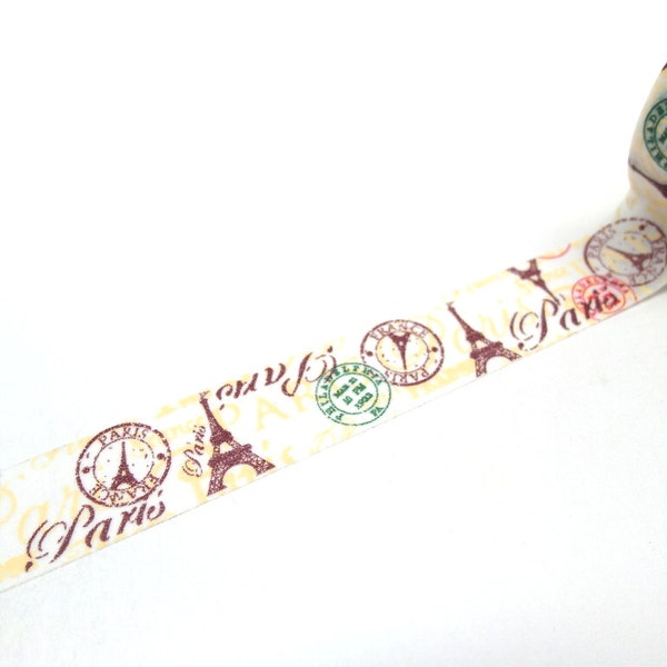 Vintage Stamps Washi Tape - Paris