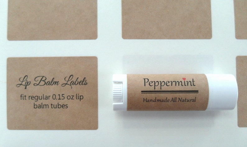 Kraft Lip Balm Label, Kraft Label, 2.125\ photo regarding Free Printable Lip Balm Label Template called Kraft Lip Balm Label, Kraft Label, 2.125\