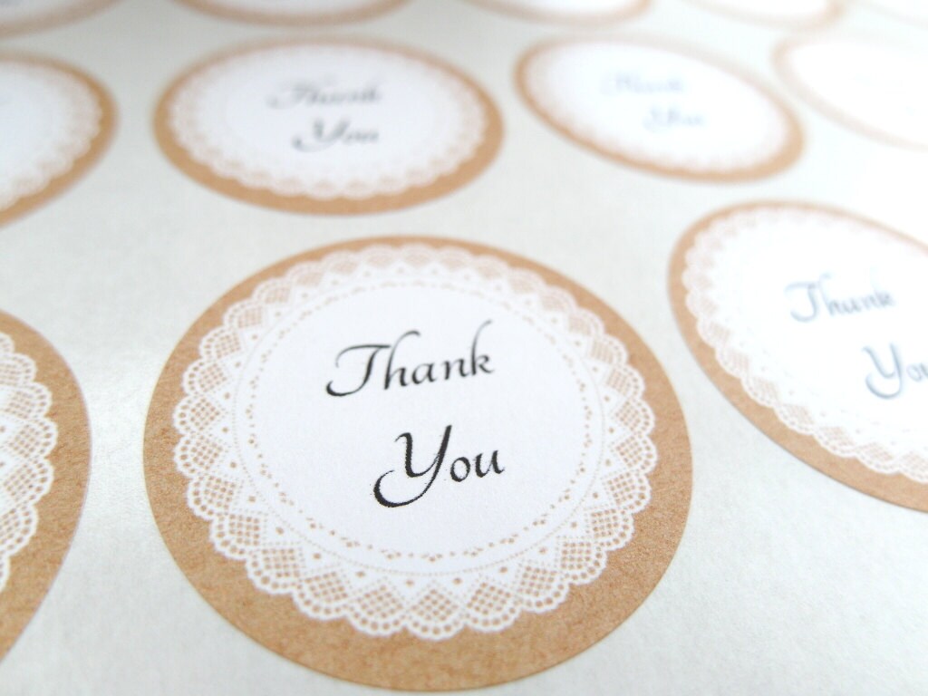 Personalized Label,  Personalized Sticker, Lace Doily Sticker - Made …