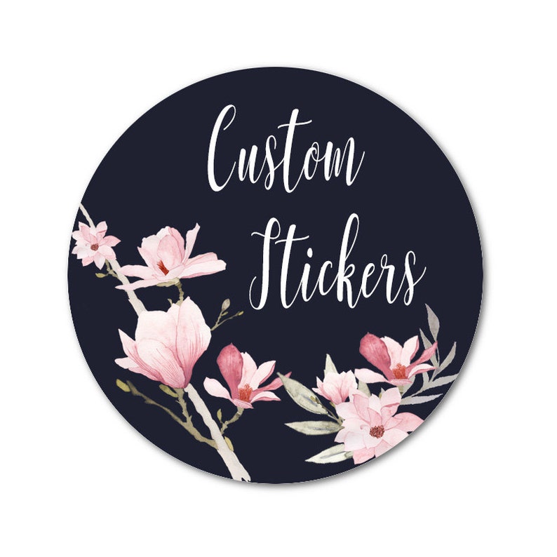 Custom Stickers Personalized Stickers Logo Stickers Etsy