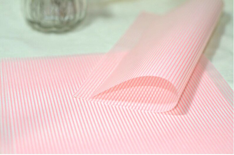 Pink Glassine Paper Greaseproof Paper Soap Paper Gift Wrap Etsy