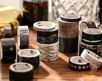 Celestial - Astronomical - Astrological - Time and Space Washi Tapes Set of 20