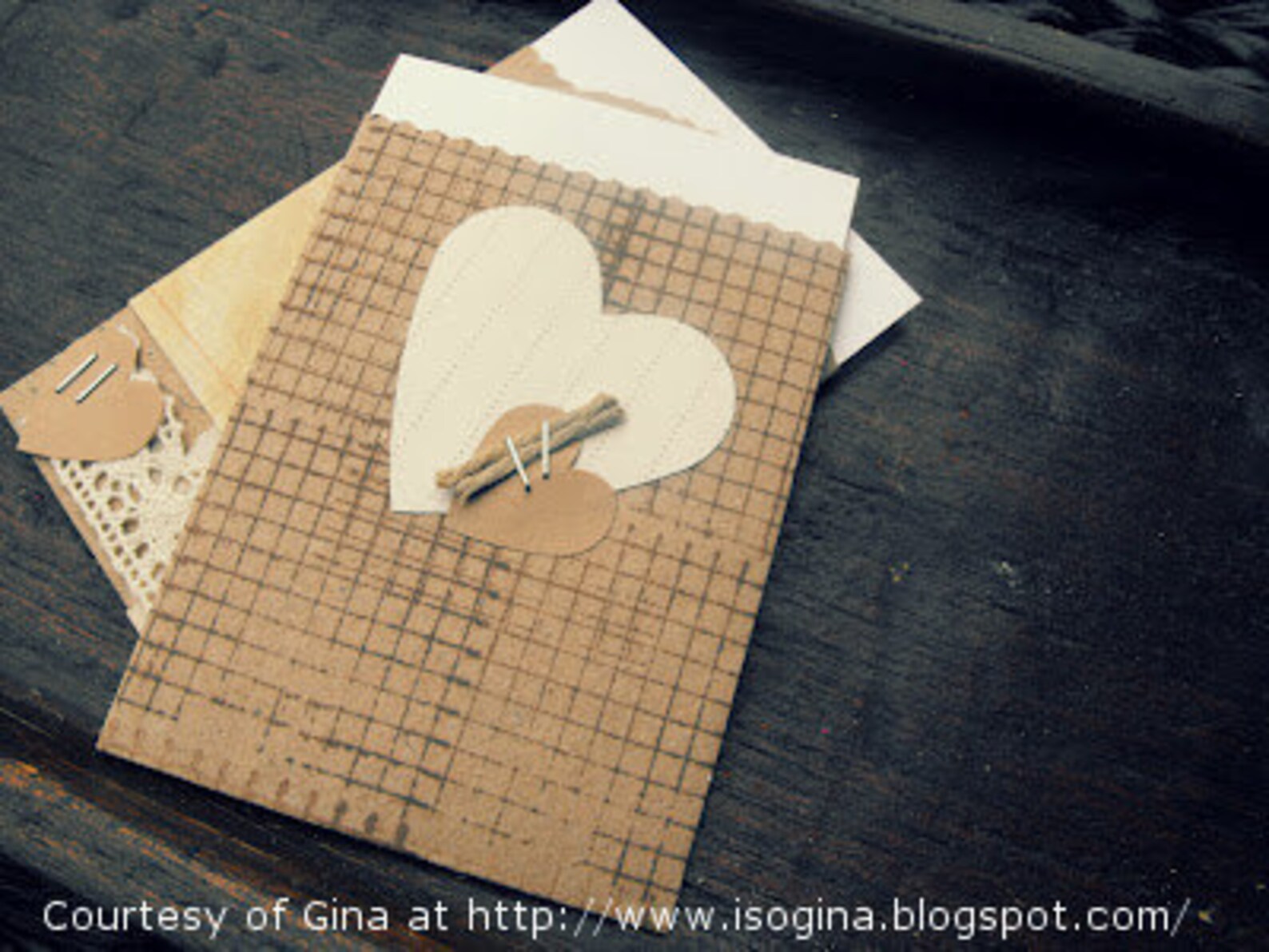 Kraft Paper Mini Heart Stickers Set of 108 0.75 X Etsy
