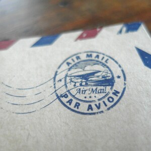 Airmail Envelopes Vintage Style Envelopes Kraft Envelopes Air Mail Envelopes Set of 20 image 3