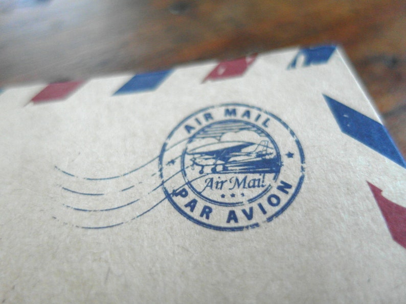 Airmail Envelopes Vintage Style Envelopes Kraft Envelopes Air Mail Envelopes Set of 20 image 3