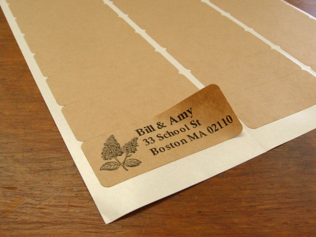 Return Address Label Custom Address Labels Custom Address Stickers Set