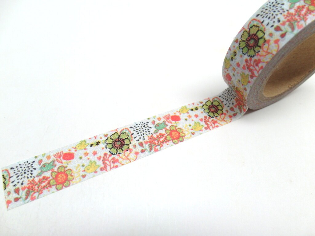 Flower Garden Washi Tape - Pattern B