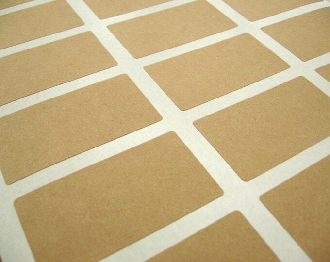 Kraft Paper Labels Brown Kraft Printable Sticker Paper Etsy