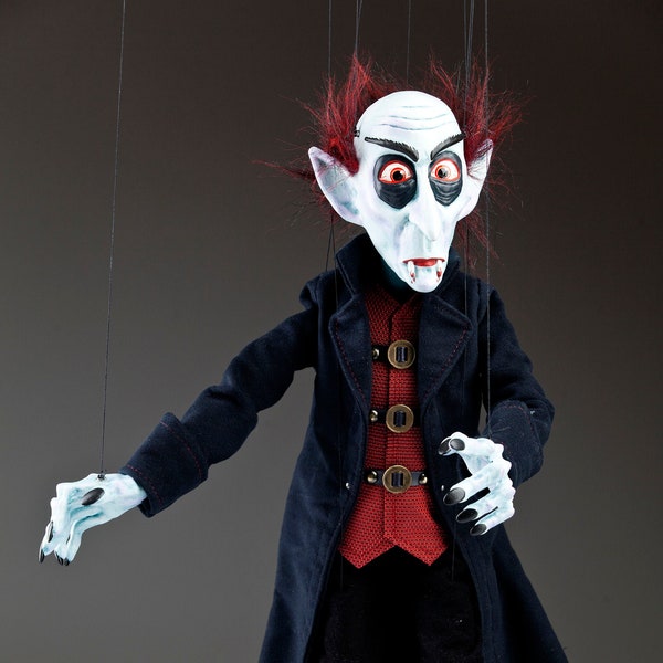 Vampire Michael Marionette Puppet Doll hand made in Prague