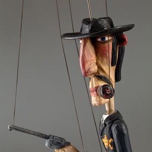 Sherif wooden marionette