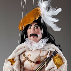Ukulele Player Czech Marionette Puppet