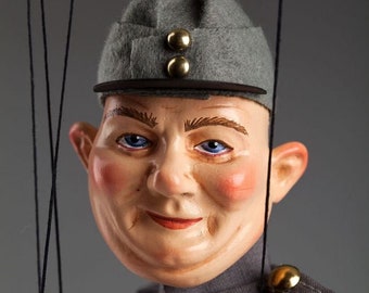 Švejk Czech Marionette - Handmade Original Puppet