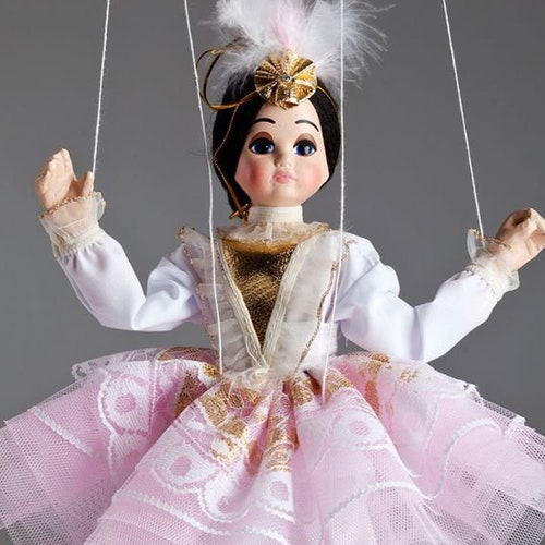 Ballerina Rosie Cute String Puppet From Czech Etsy