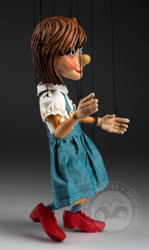 小さな女の子 - ピノキオ マリオネット チェコの手作り人形 - Etsy 日本