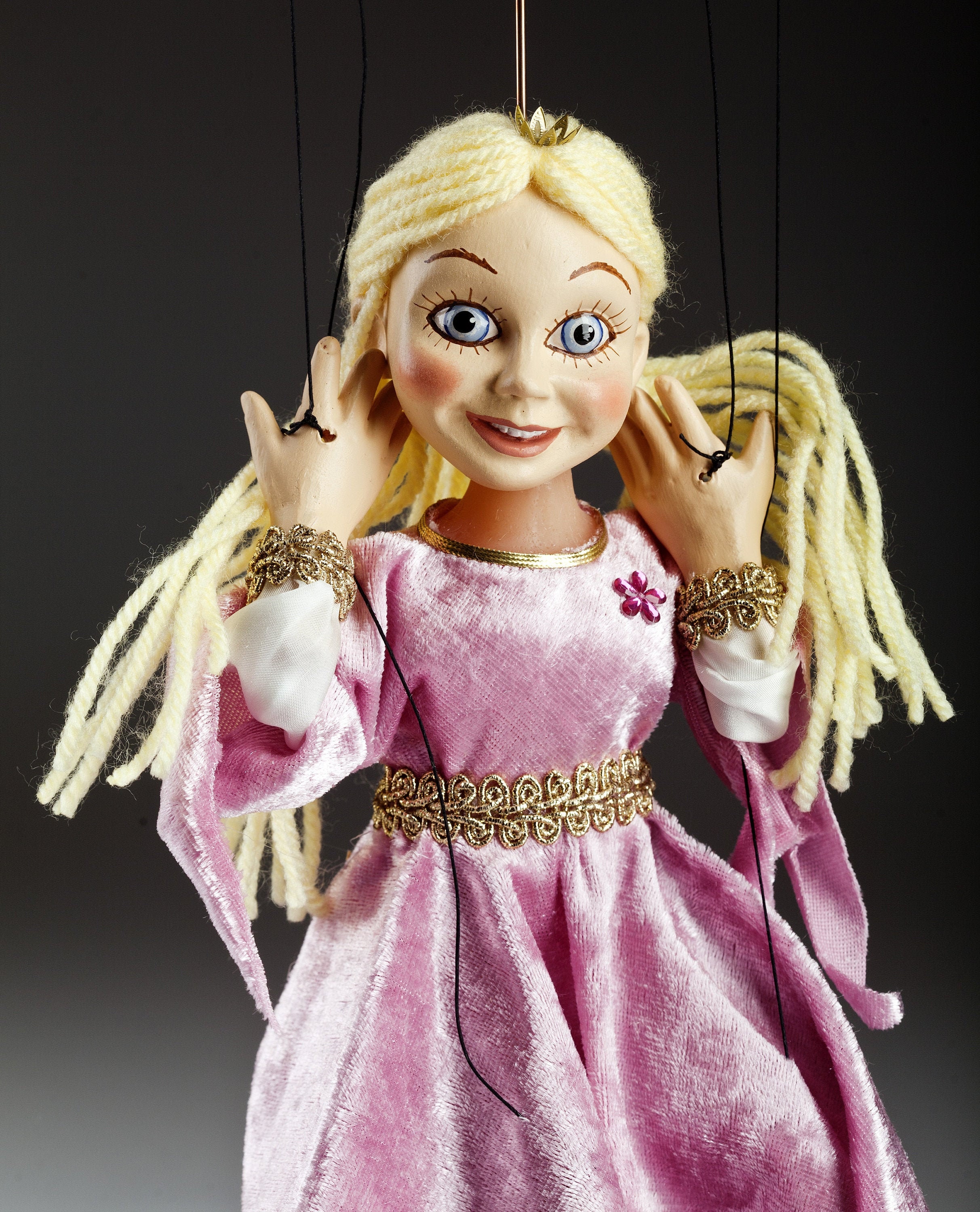 Princess Rosie Awesome String Puppet Handmade in Small Etsy UK