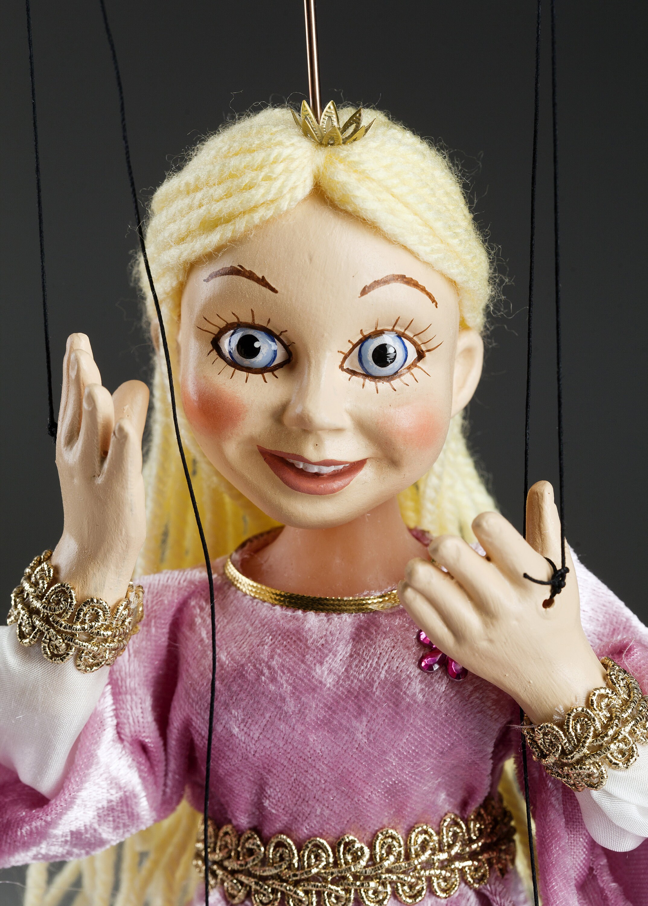 Princess Rosie Awesome String Puppet Handmade in Small Etsy UK