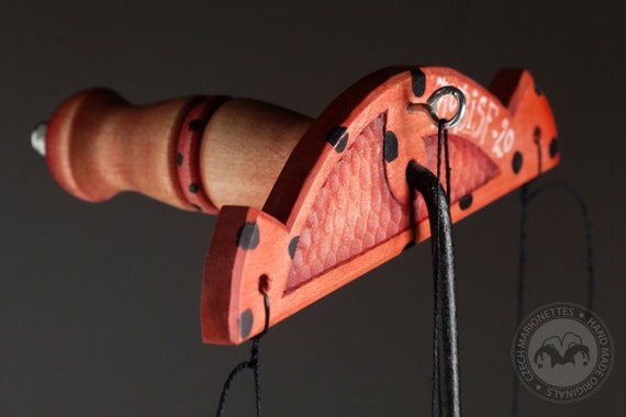Pretty Ladybug - String Puppet | Animal Marionette Hand-carved